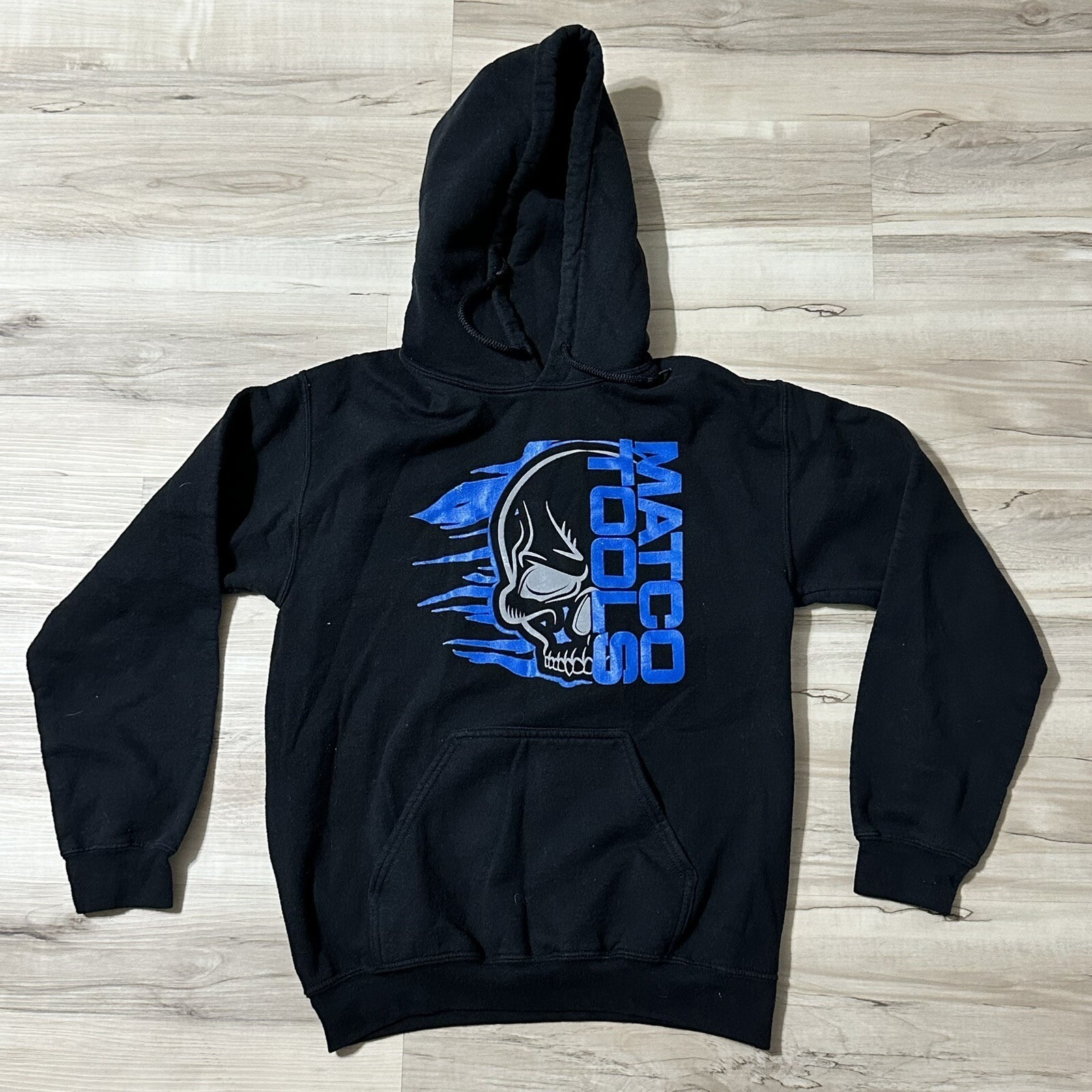 Vintage Matco Tools Sweatshirt Mens Sm Black Hoodie Skull Mechanic Shop Racing Vintage Matco Tools Sweatshirt Mens Sm Black Hoodie Skull Mechanic Shop Racing